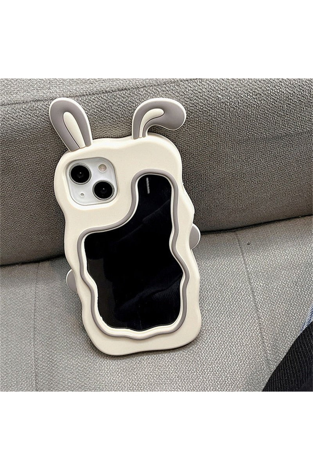 Adorable Kawaii Bunny Mirror Case for iPhone 6.