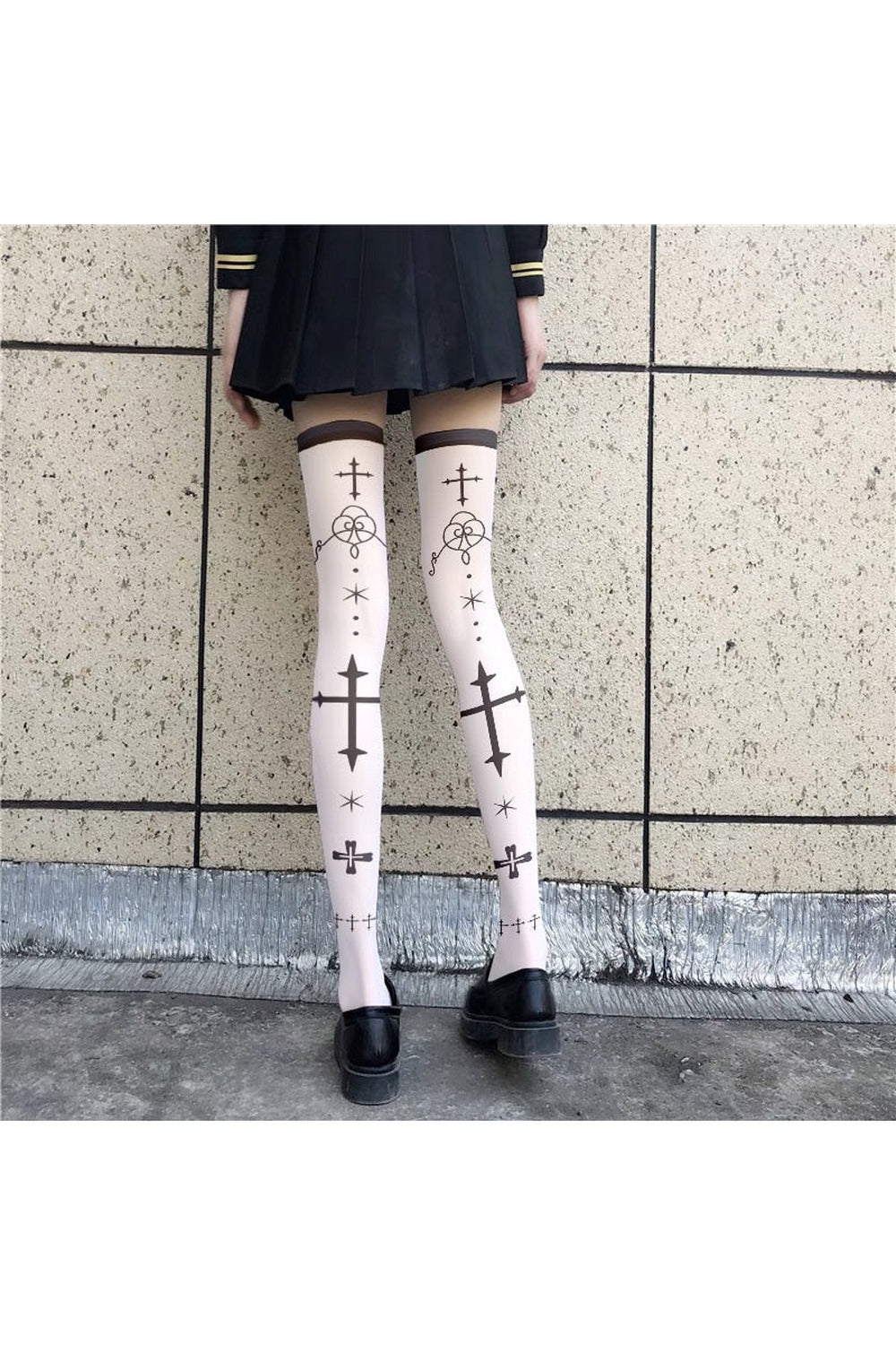 Kawaii Goth Long Socks