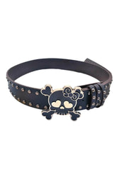 Kawaii Goth Skull Belt