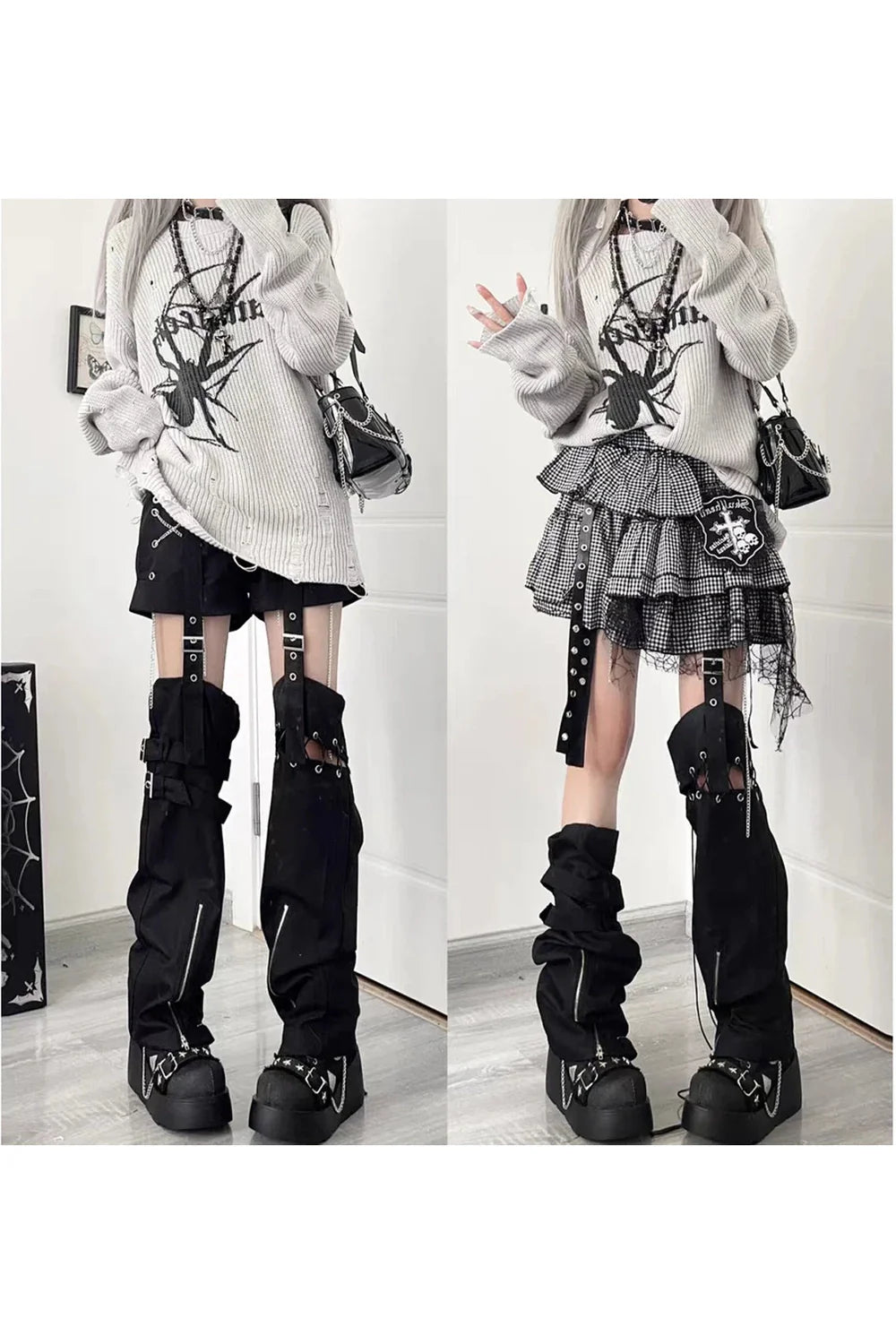 Kawaii Punk A-line Skirt