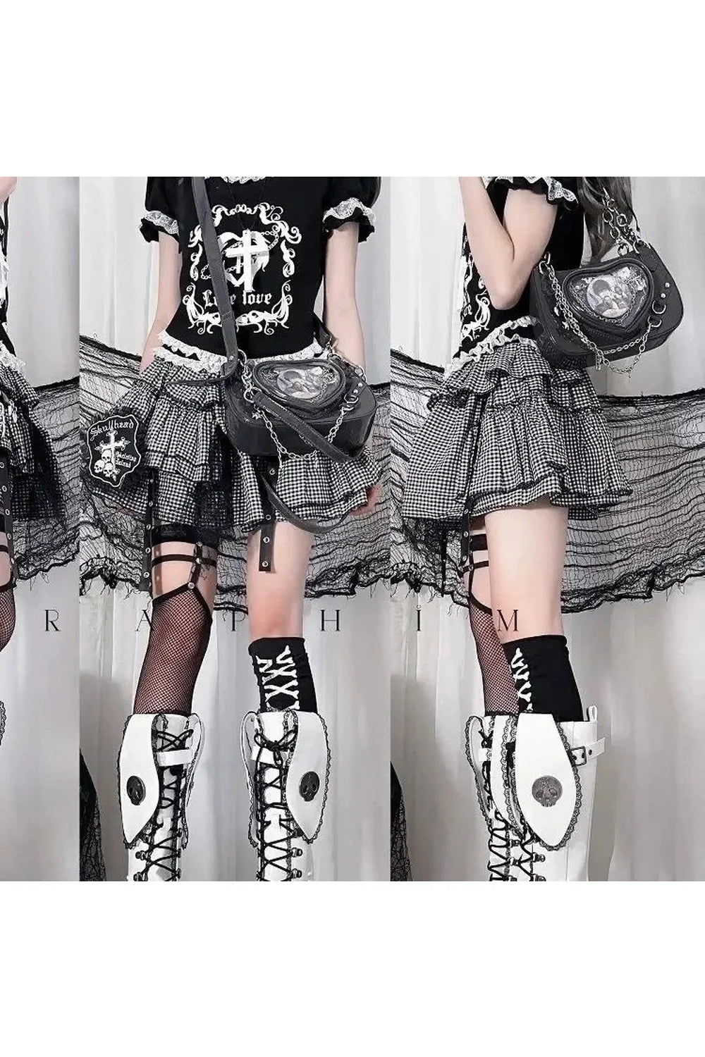 Kawaii Punk A-line Skirt