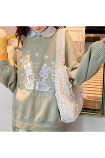 Kawaii Rabbit Loose Sweatshirt