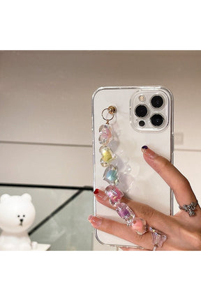 Kidcore Heart Chain Case For iPhone