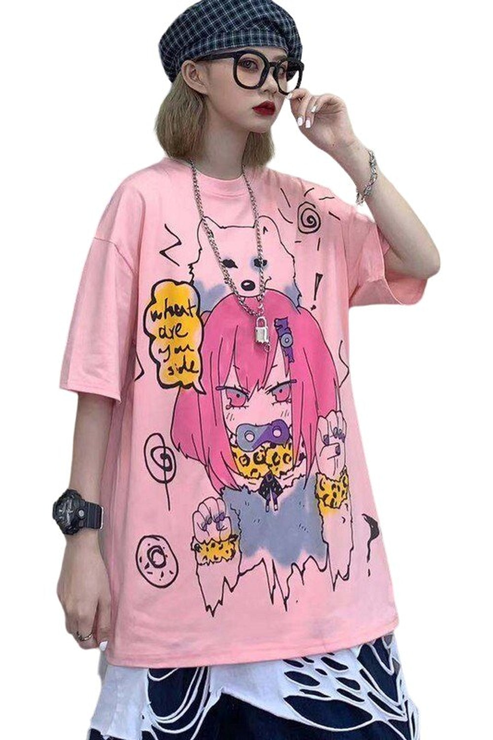 Vintage Kidcore Princess tee for girls, pink variant.