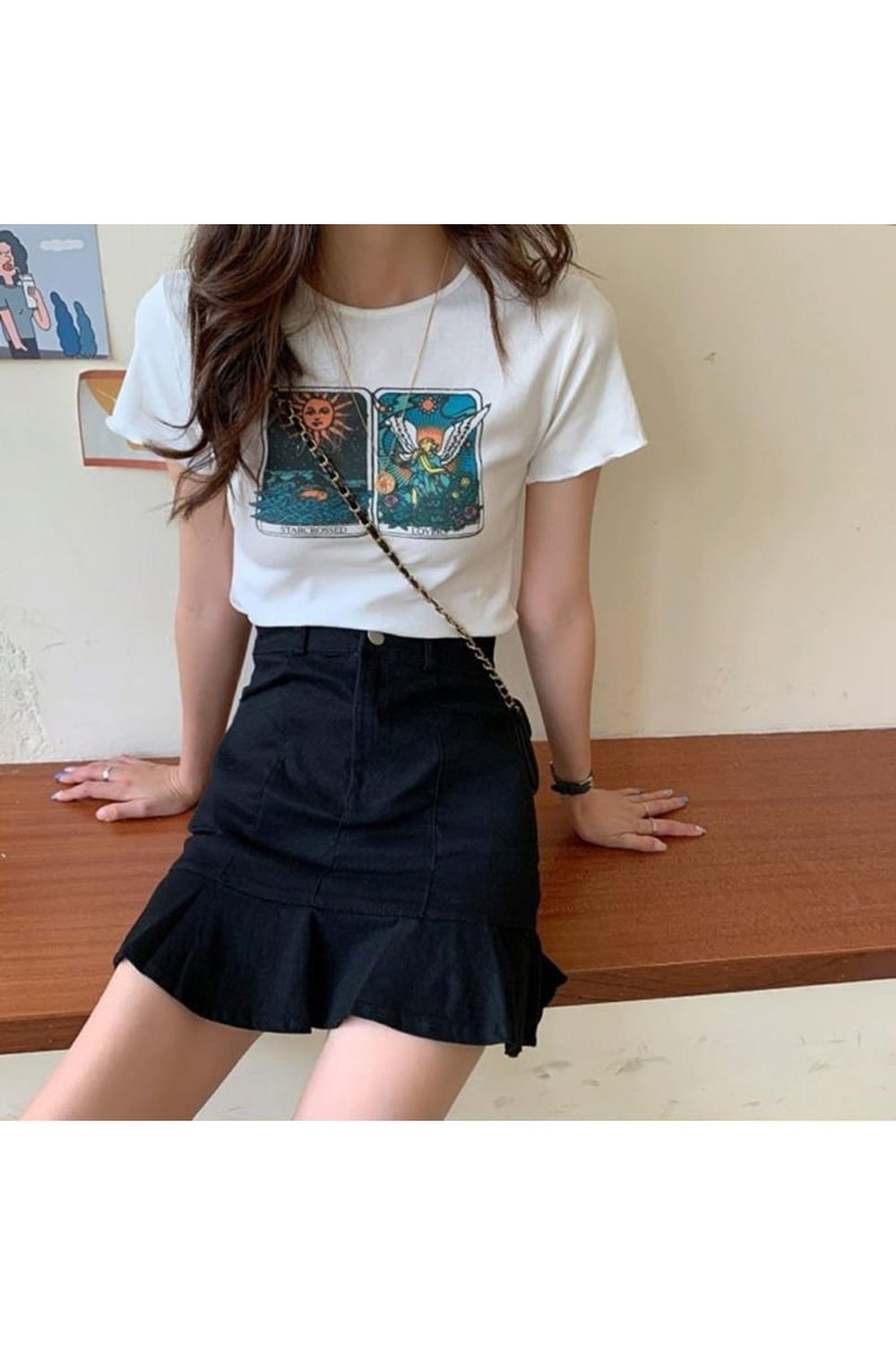 Korean Aesthetic Elegant Skirt