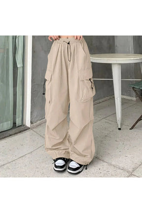 Korean Baggy Cargo Pants