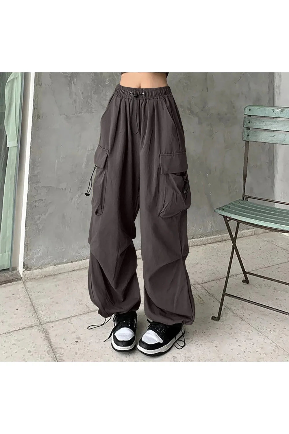 Korean Baggy Cargo Pants