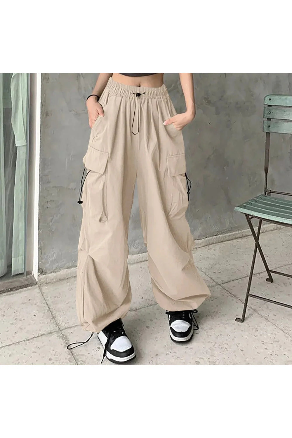 Korean Baggy Cargo Pants