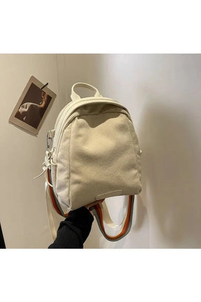 Korean Corduroy Mini Backpack