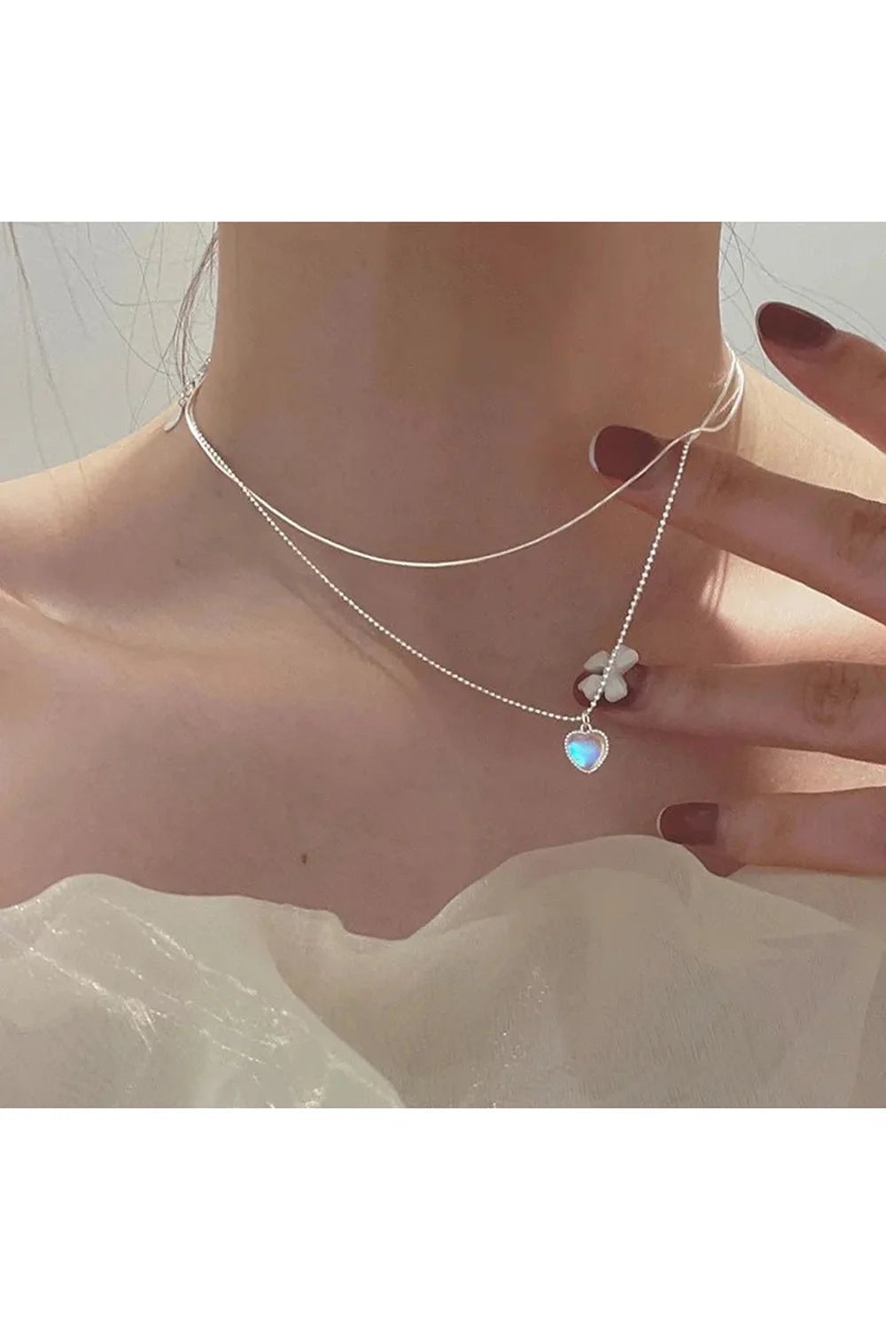 Korean Love Clavicle Necklace