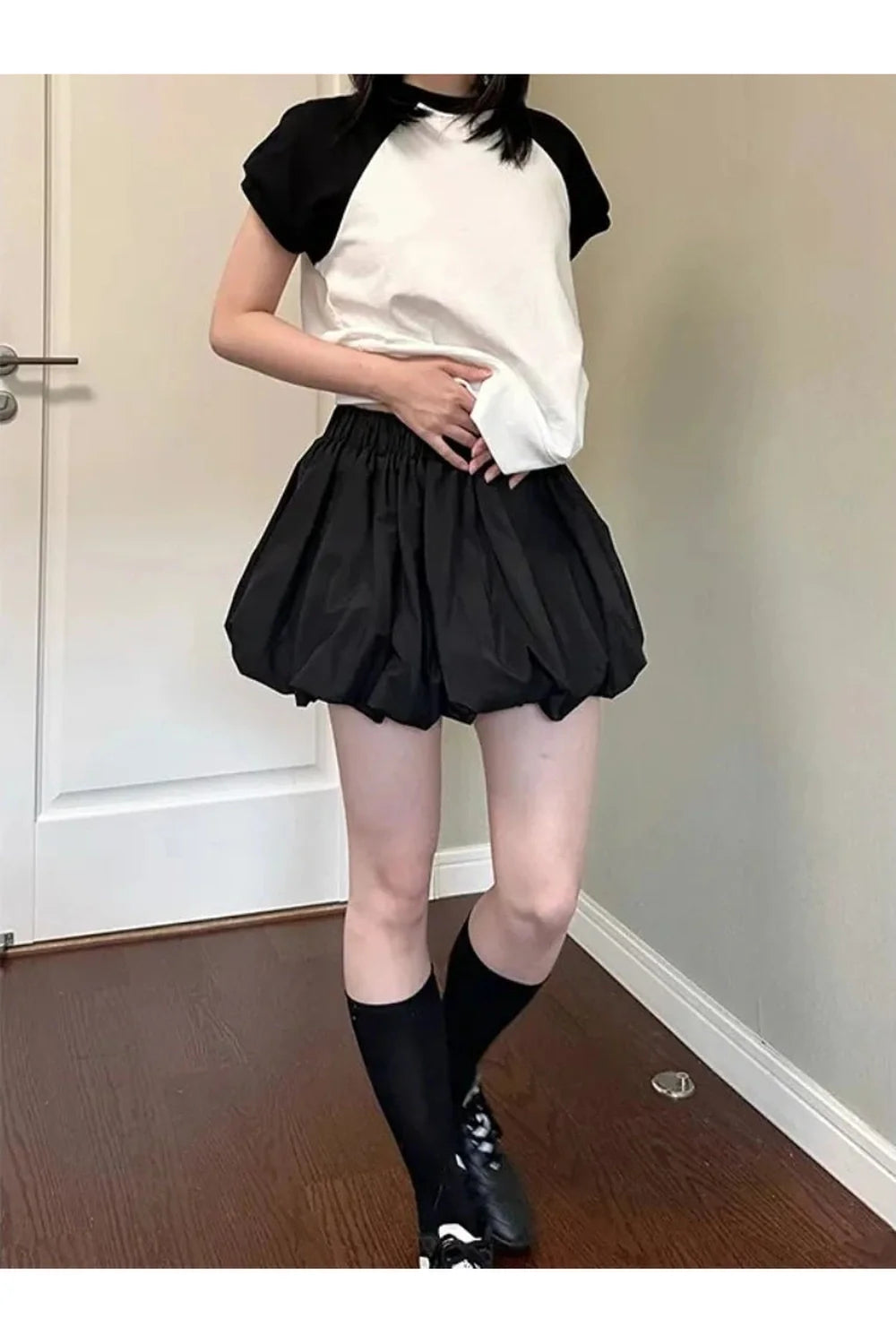 Korean Mini Balloon Skirt