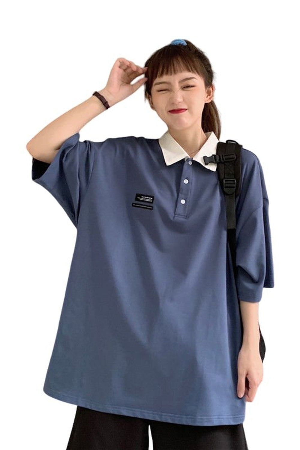 Korean Pastel Polo T-shirt