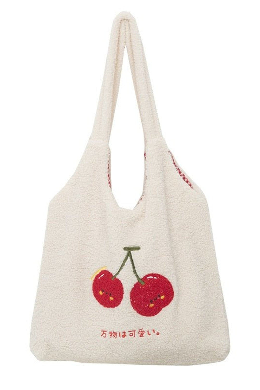 Korean Softie Plush Cherry Shoulder Bag