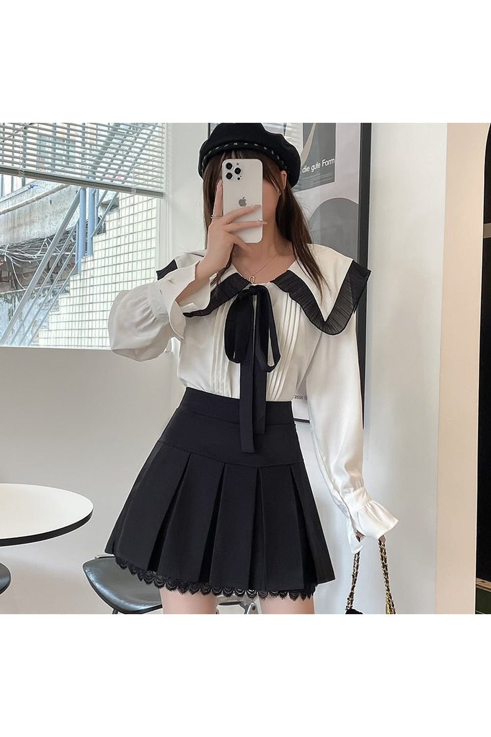 Korean Style A-line Short Skirt