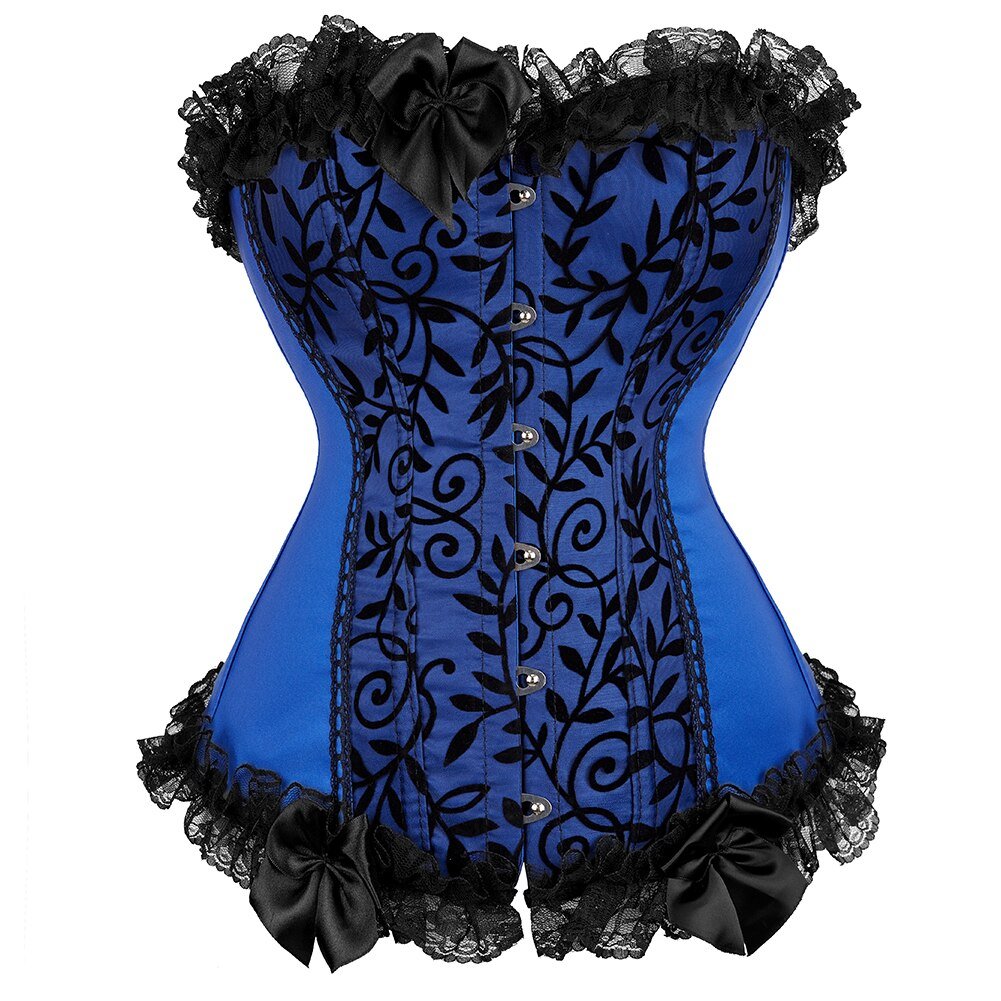 Lace Cover Overbust Corset