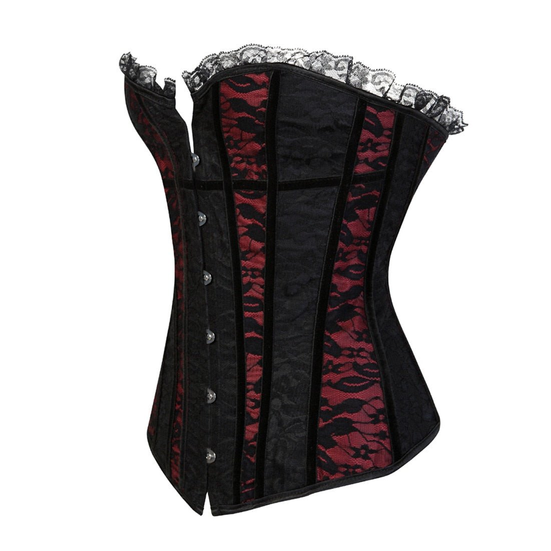 Lace Cover Overbust Corset