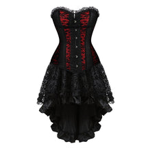 Black Lace Cover Overbust Corset, elegant and captivating.