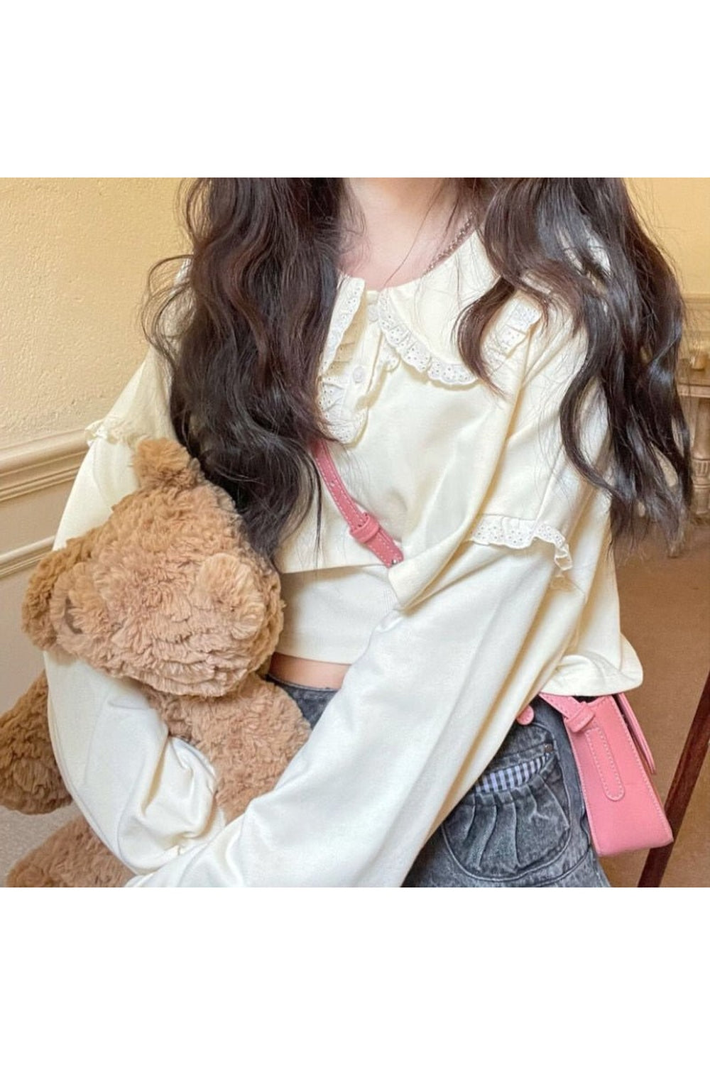 Lace Kawaii Cute Blouse