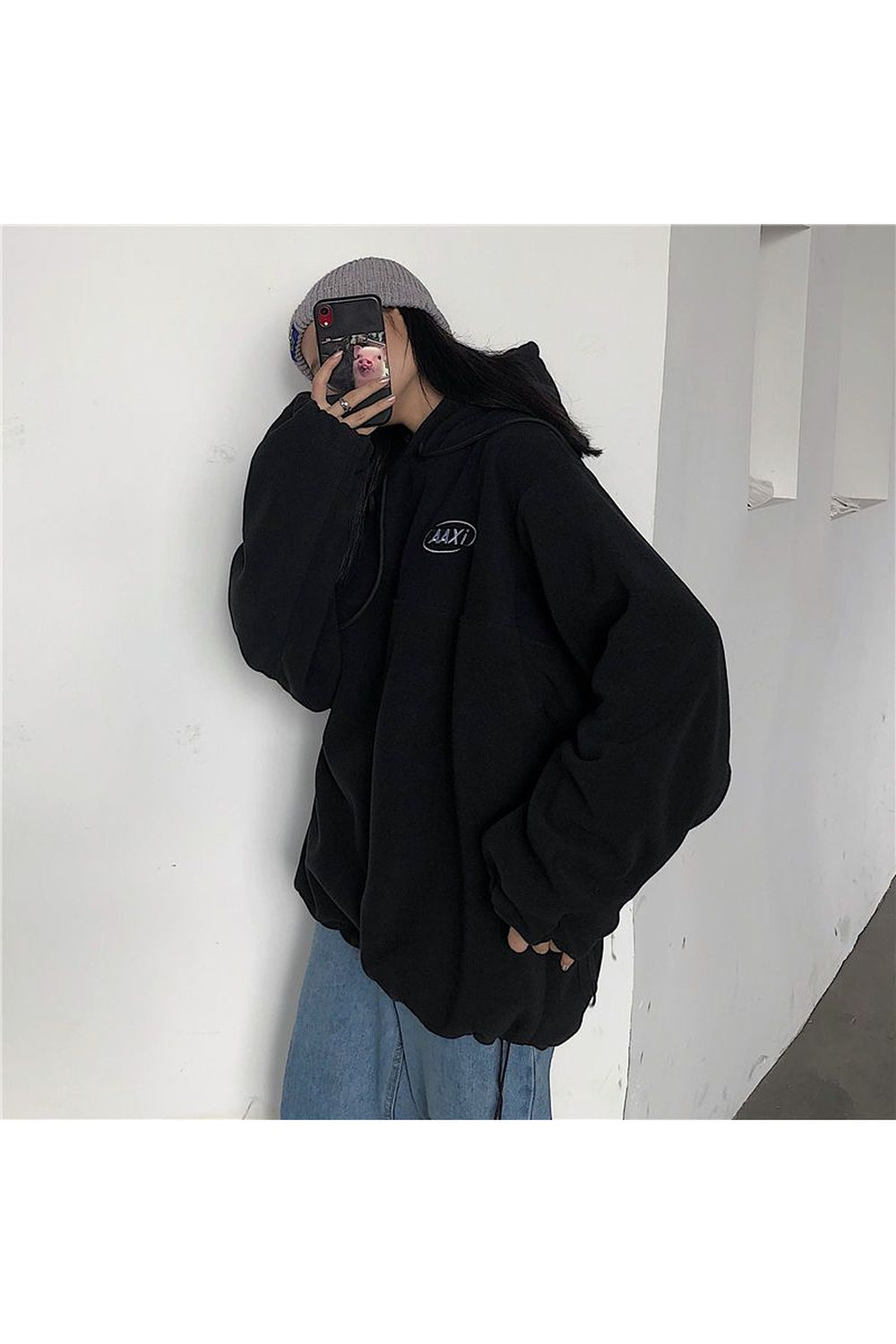 Fall Large fleece hoodie