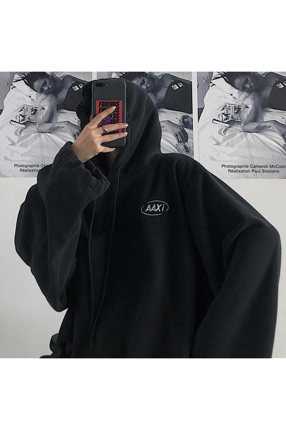 Fall Large fleece hoodie