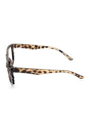 Leopard Bow Geek Chic Glasses