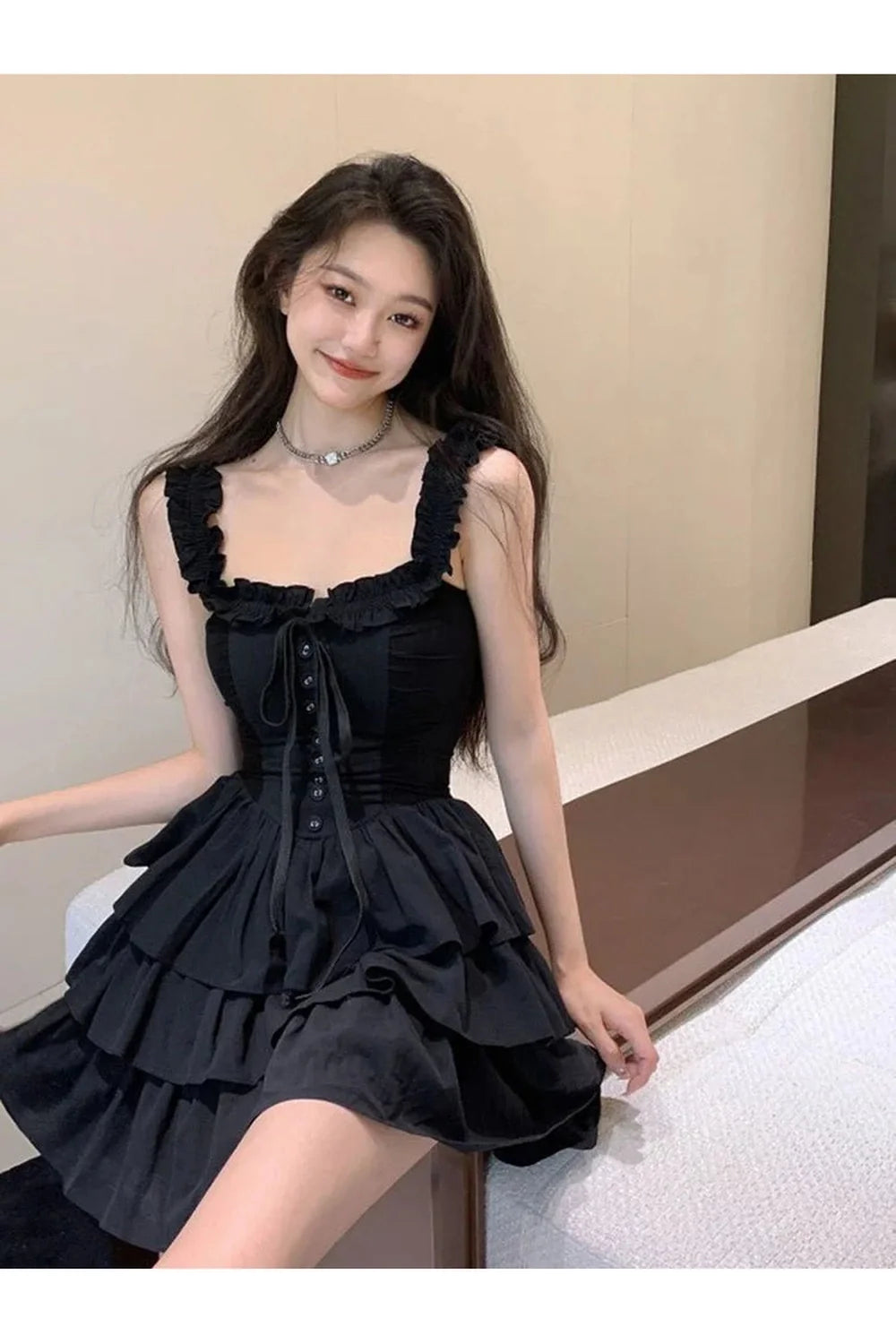 Lolita Style Black Dress