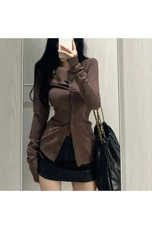 Long Sleeve Elegant Blouse