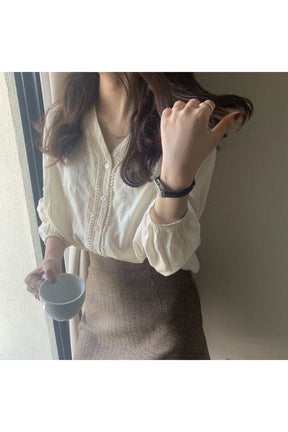 Long Sleeve  Vintage Blouse