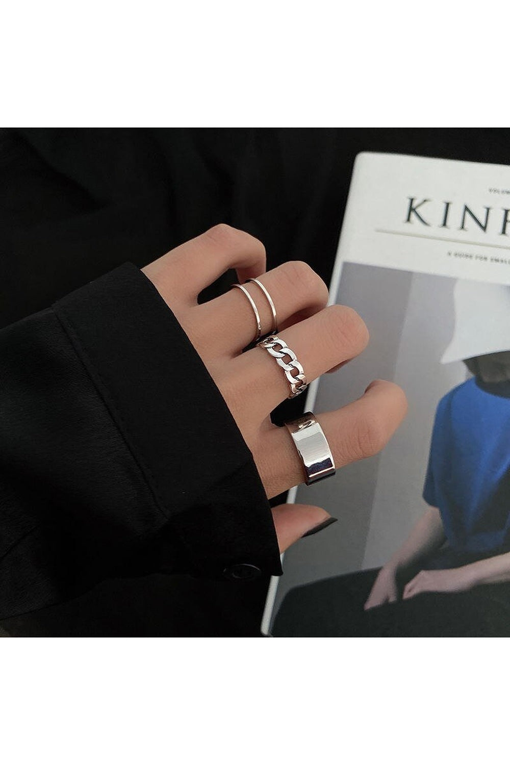 Minimalist rings set