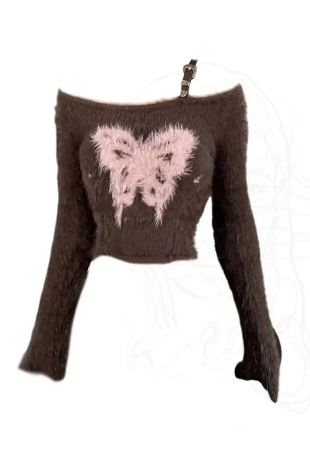 Mocha Love Plush Crop Top