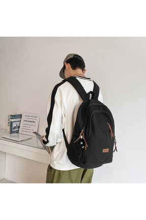 Multi Pocket Canvas Backpack