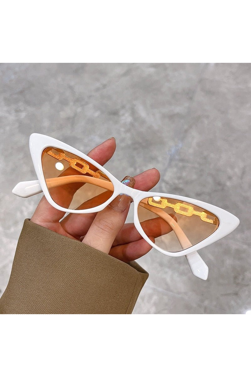 Multicolor Cat Eye Sunglasses