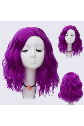 Multicolor Short Wave Wig