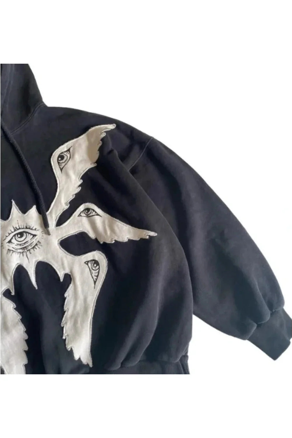 Stylish Fall Mystic Eyes Hoodie in VO-1 variant.