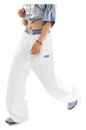 Navy Baggy Streetwear Pants