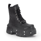 Neo-Punk Platform Combat Boots