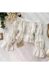 Off Shoulder Lace Blouse