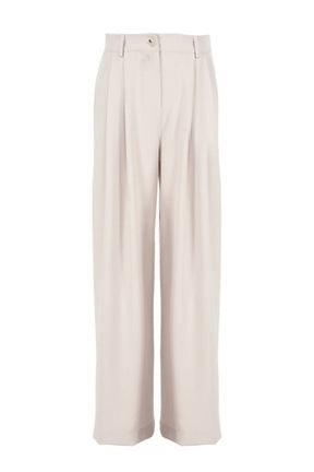 Old Money Classic Wide Pants & Sweatshirt Set