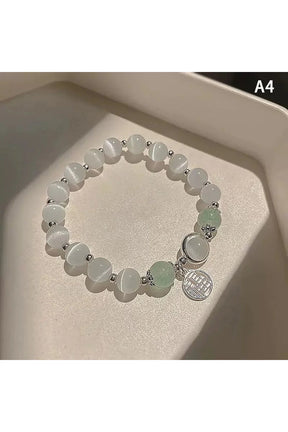 Opal Sea Blue Crystal Bracelet