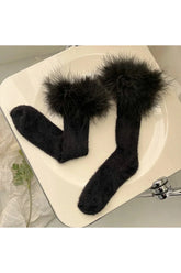 Ostrich Feather Candy Color Socks