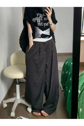 Oversized Striped Palazzo Pants