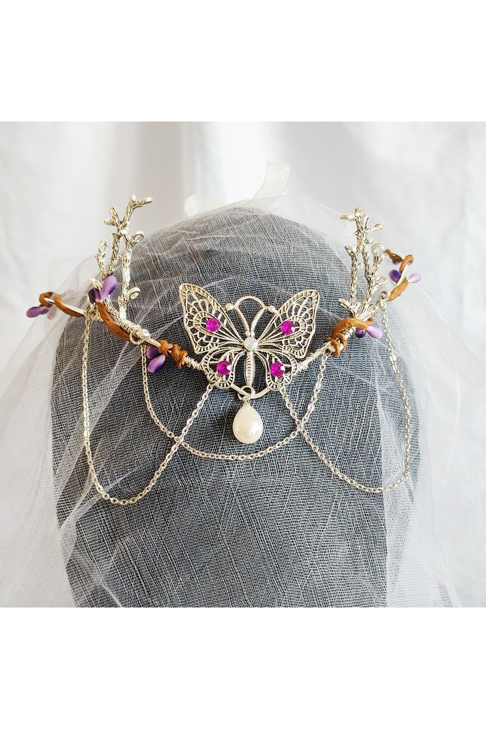 Pagan Fairy Butterfly Crown