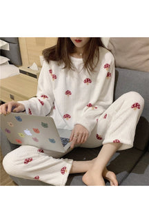 Pajama Sets Mushroom Print