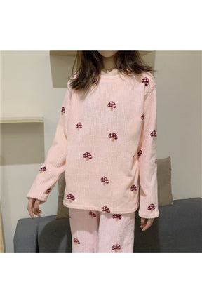 Pajama Sets Mushroom Print