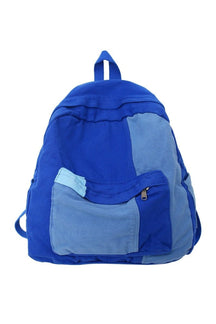 Panelled Canvas Backpack