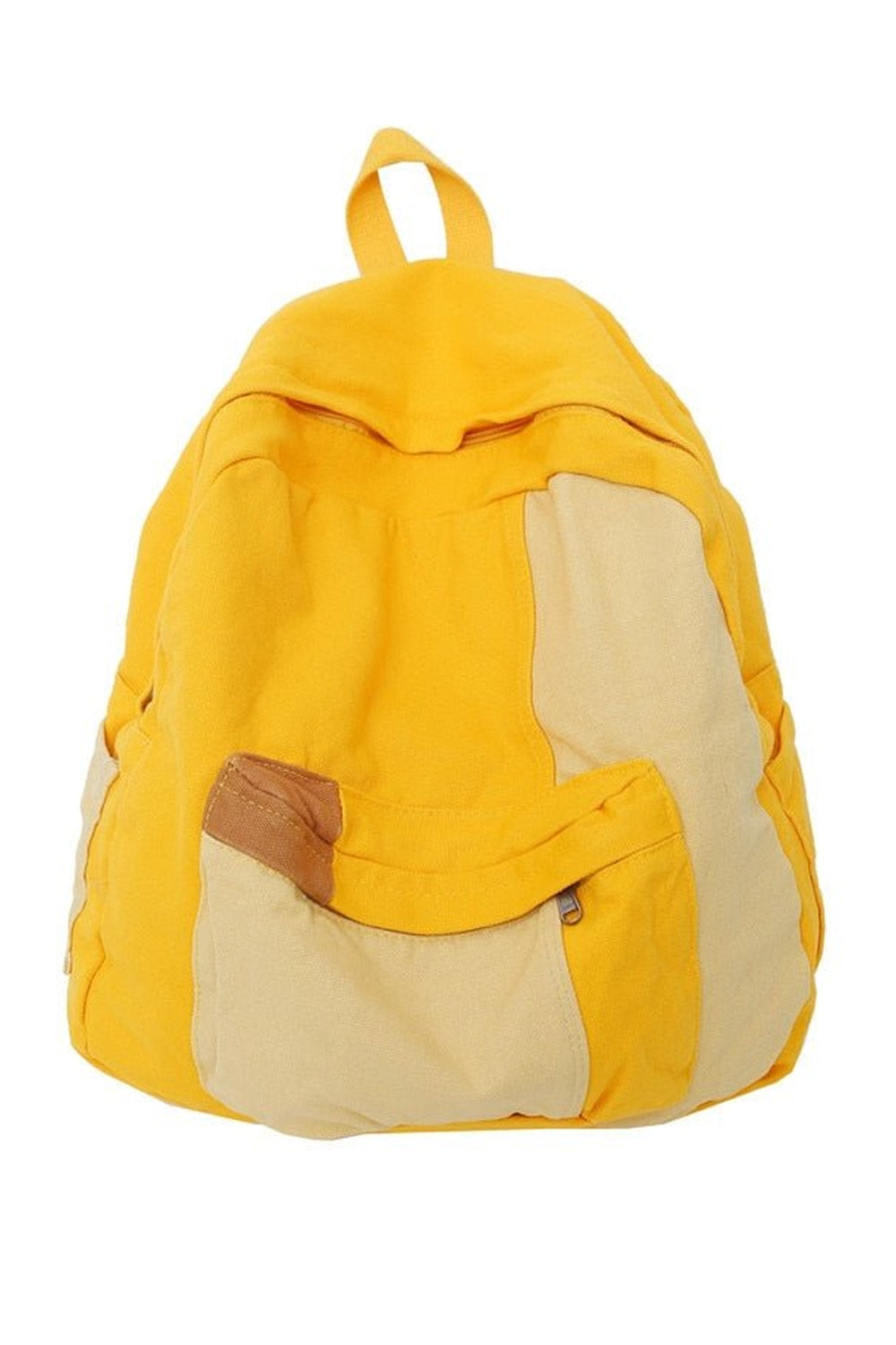 Panelled Canvas Backpack