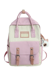 Stylish pink Pastel Colors Preppy Backpack.