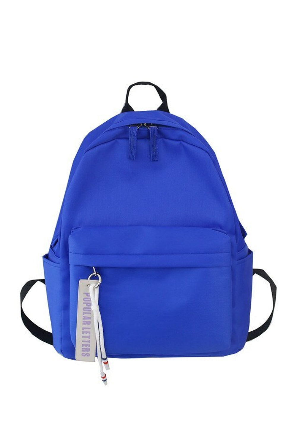 Blue Pastel Colors Students Backpack with Keywords