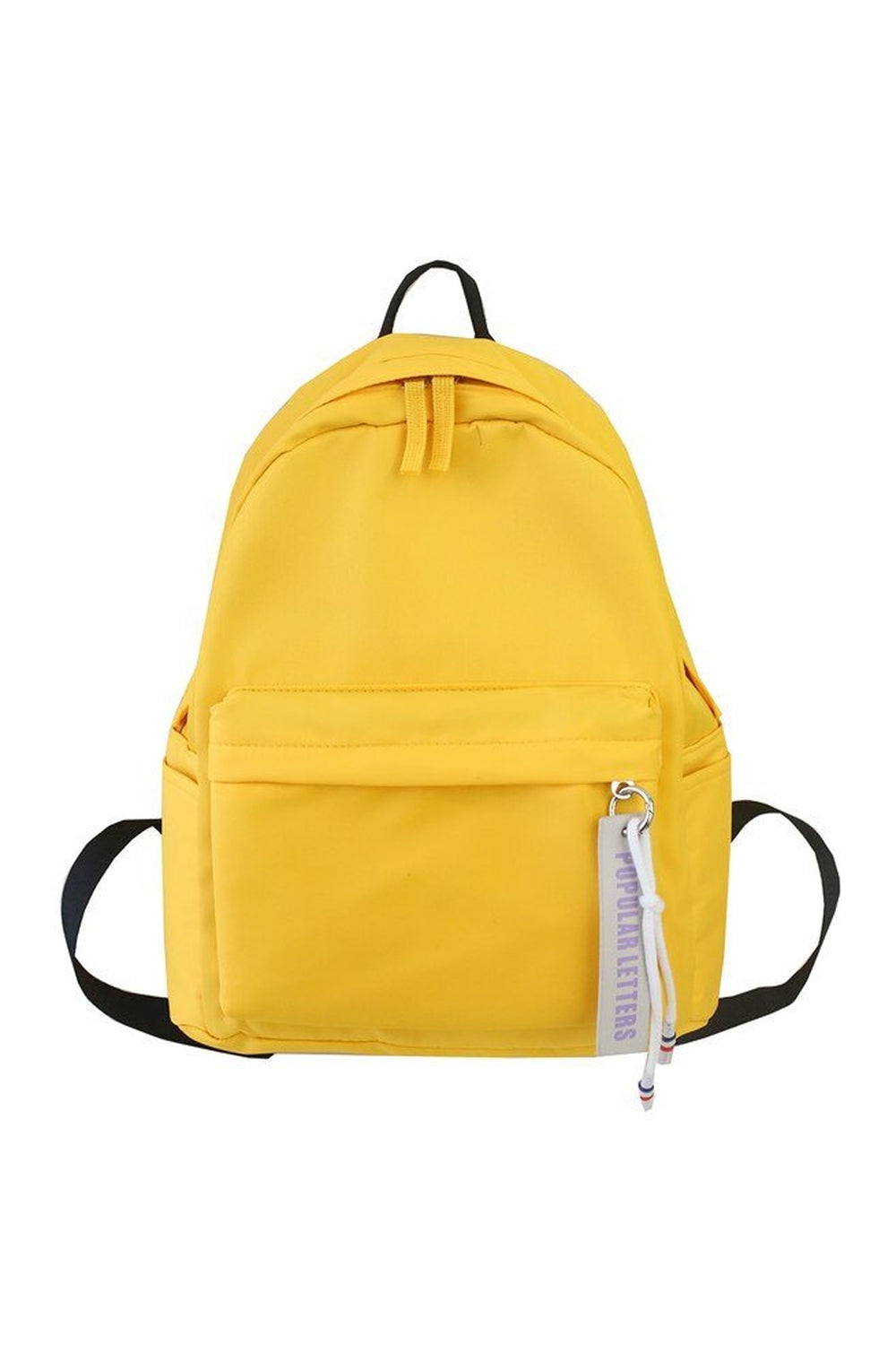 Yellow Pastel Colors Students Backpack, ideal for school.