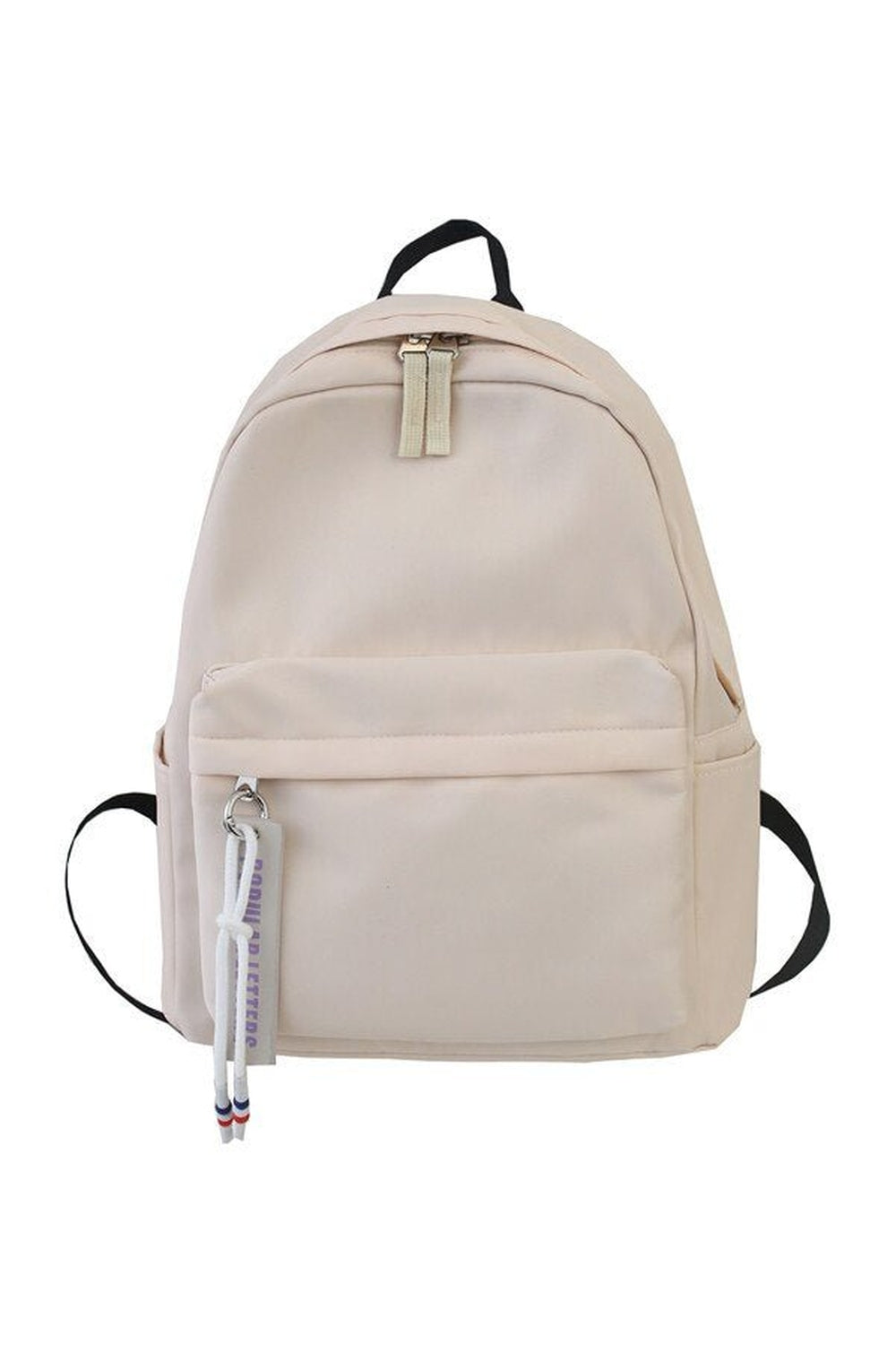 White Pastel Colors Students Backpack: stylish and functional.